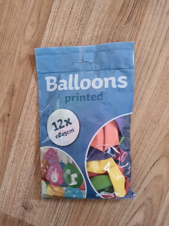 12x Ballonnen met dieren print