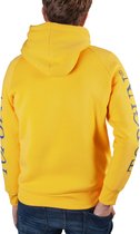 Top Gun Hoodie Sweatshirt "Logo Sleeve" geel