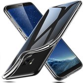 Flexibele achterkant Silicone hoesje transparant Geschikt voor: Samsung Galaxy S8