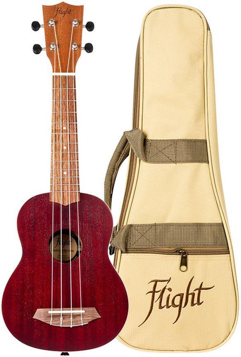 Flight: Gemstone NUS380 Soprano Ukulele - Coral