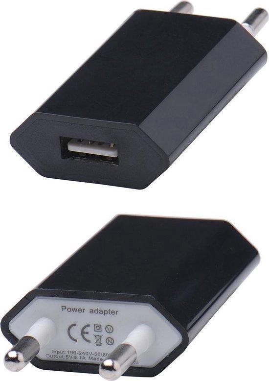 BSTNL - USB stekker - voor alle smartphones en tablets - USB stekker 1 poort - USB lader - 5V / 1A - USB oplaadadapter - Cadeau