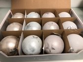 Kerstballen groot vintage - 12 pcs