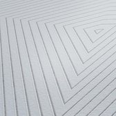 Livingwalls behangpapier geometrische vormen grijs en zilver - AS-375223 - 53 cm x 10,05 m