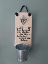 Bieropener - Flesopener - Dieet tip - Cadeau - Verjaardag - Vaderdag