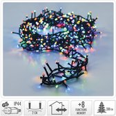 MaxxHome Kerstverlichting - Binnen en Buiten - kerstlampjes - kerstversiering - 15 meter - multicolour RGB - microcluster - 1800 lampjes