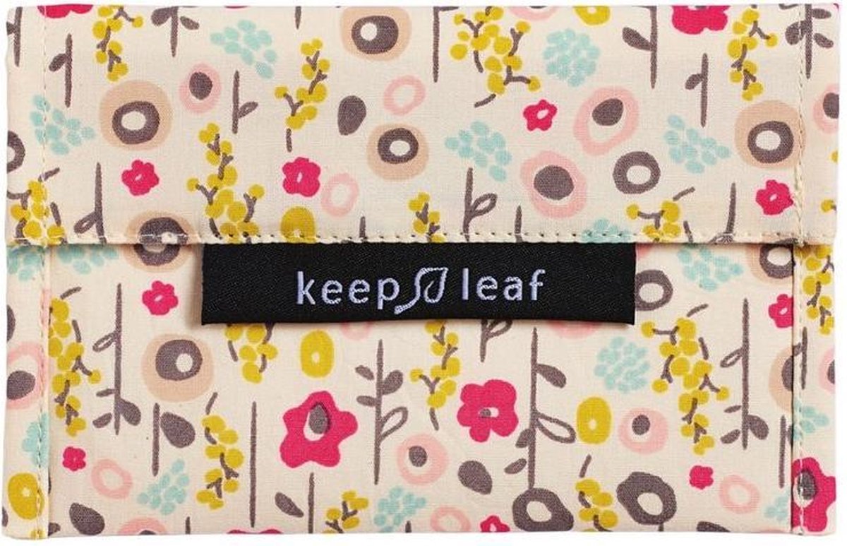 Keep Leaf - Herbruikbare Boterhamzakjes - klein - Bloem