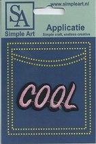 Opstrijk applicaties / Strijk Patch Set / Cool /Formaat: 3,0 x 6,3 cm