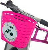 Mandje FirstBIKE Roze, incl. tiewrap & sticker