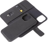 DECODED Detachable Wallet Case - iPhone 12 / 12 Pro - Afneembaar Hoesje met Pasjeshouder - Hoogwaardig Europees Leer - Magnetische Technologie van Apple - Zwart