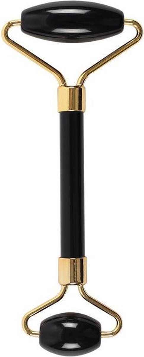 Zwarte Obsidiaan - Gezichtsroller Dual End