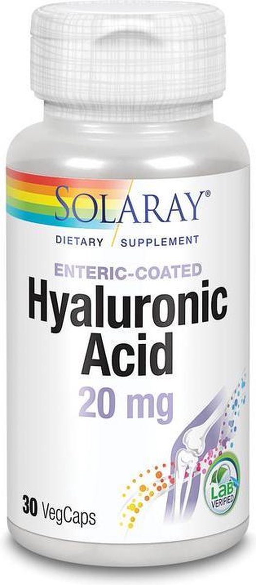 Solaray - Hyaluronzuur 20 mg - 30 Vegetarische capsules