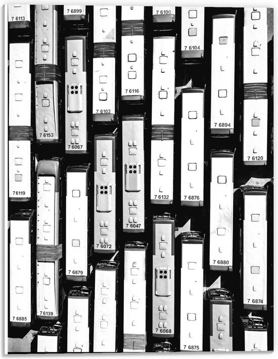 Forex - Computerspellen (zwart/wit) - 30x40cm Foto op Forex