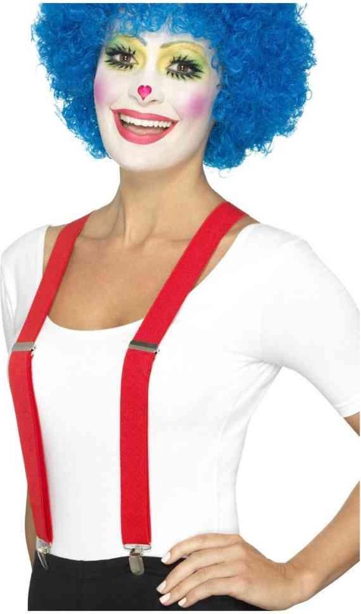 Smiffys - Clown Bretels - Rood