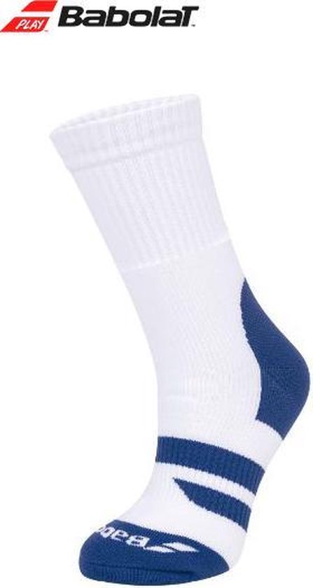 schermutseling lengte gerucht Babolat ondersteunende hoge sokken | big logo blauw | maat 47/50 | bol.com