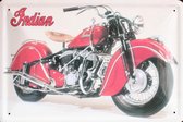 Indian motor wand- reclamebord 30x20cm