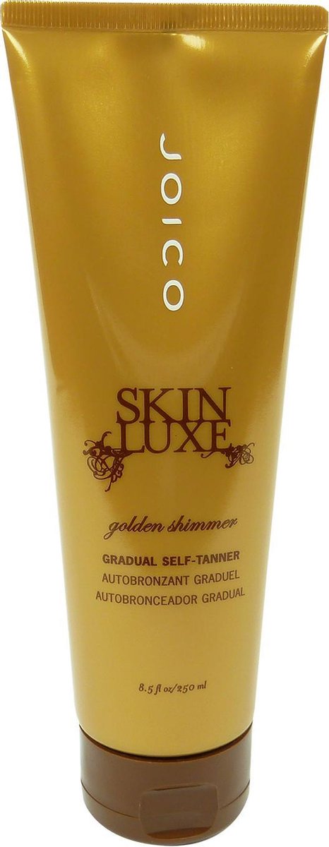 Joico SKIN LUXE Golden Shimmer Gradual Self Tanner - 250ml Zelfs Browning Bronzing Lotion 250ml