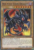 Red-Eyes Toon Dragon Yu-Gi-Oh - LDS1 – Yu Gi Oh cards – Yu Gi Oh kaarten – rare versie – In kaarthouder!