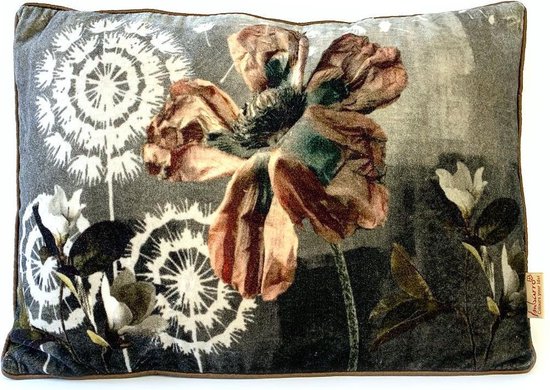 Of weigeren opening Imbarro Jungle Escape - kussen - Amira - bloemenprint - 40x60 cm | bol.com