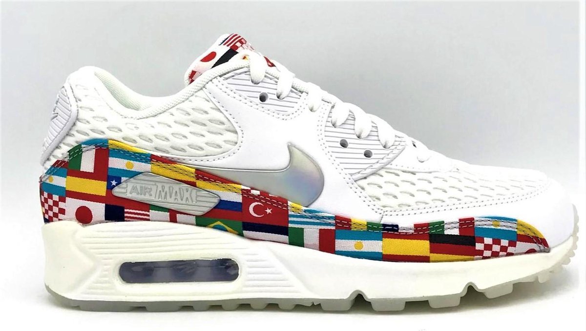 M Nner Nike Air Max 90 NIC QS White Multi Color Outlet