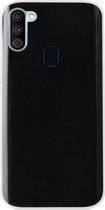 ADEL Siliconen Back Cover Softcase Hoesje Geschikt voor Samsung Galaxy A11/ M11 - Doorzichtig Transparant