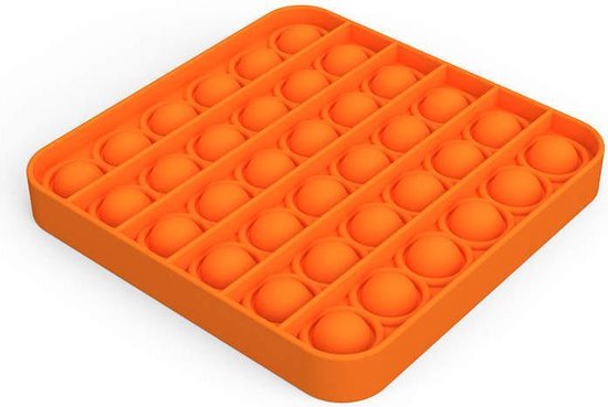 Pop it Fidget Toy - Vierkant - Oranje