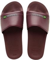 Havaianas Slide Brasil Grape Wine