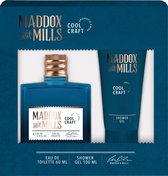 Maddox&Mills Geschenkset Cool Craft (Eau de Parfum 50ml + Douchegel 100ml)