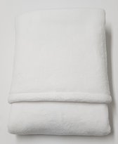 little feet - baby - winter dekentje - 100 x 75 cm - wit wellness fleece -WIEG - KINDERWAGEN
