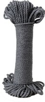 Zwartgrijs - katoen macrame touw - 5mm dik - 320 gram - 30 meter