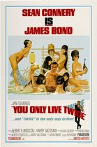 Poster Sean Connery is James Bond - You only live twice - 91x91.5 cm