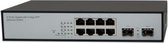 Digitus 8 poort Netwerk Giga Switch 10/100/1000 + 2 SFP ports incl. Rack Mount Kit