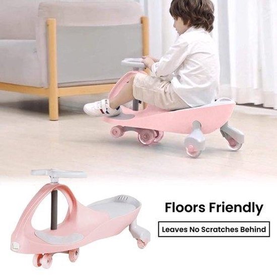 Wiggle Car Pastel Didicar Roos Roze Loopauto Plasmacar Swingauto 