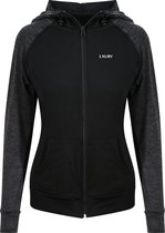 LXURY Dames Cool Sportvest Maat S - Sport Trui - Zwart - Sportkleding