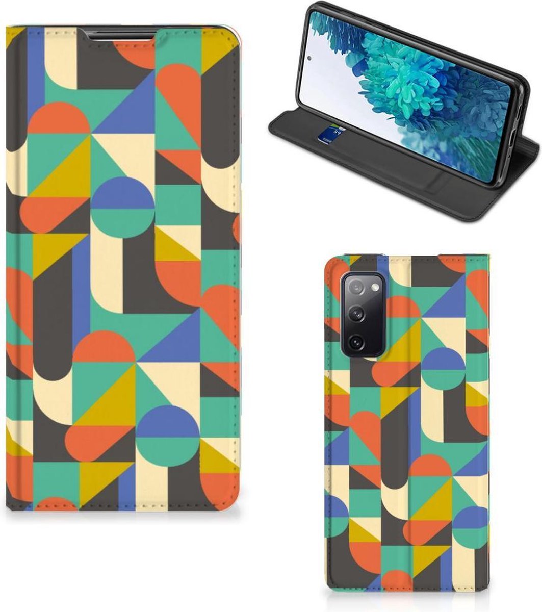 Samsung Galaxy S20 FE Hoesje met Magneet Funky Retro