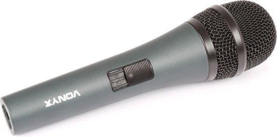 Microfoon - Fenton DM825 dynamische handmicrofoon met kabel - Vonyx