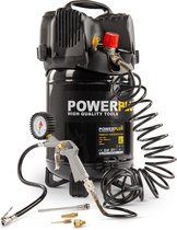 Powerplus POWX1731 Compressor - Luchtcompressor - 1100W - 8 bar - Olievrij - 24L tankinhoud