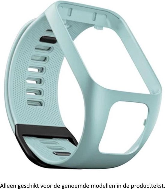 Bracelet montre sport Blauw / vert / bleu clair / vert d'eau pour Tomtom  Adventurer