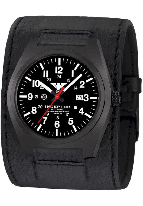BUCHNER&BOVALIER SOLITAIRE ARGENTO automatico orologio da uomo, mai