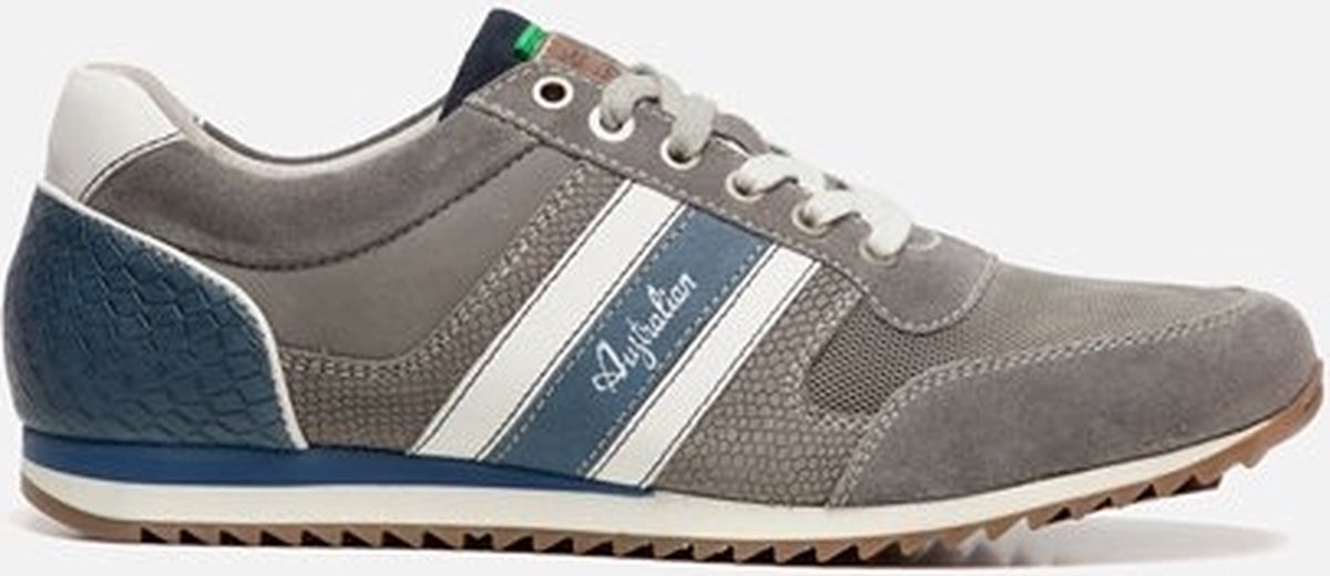 Australian Cornwall heren sneaker - Grijs - Maat 47 | bol.com