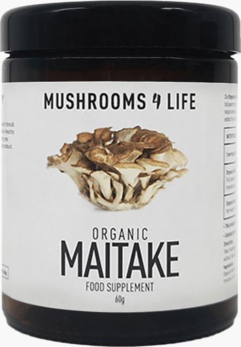 Goedkoopste Mushrooms for Life Maitake padddenstoelen poeder bio 60 Gram