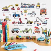 Tractor werkvoertuigen muurstickers - Tyrrell Katz