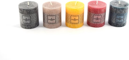 Assert Monet negeren Set 5 Kaars - Kaarsen - Kaarsje - Kaarsen kopen - Kaarsen aanbieding -  Kaarsen kleuren... | bol.com