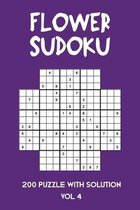 Flower Sudoku 200 Puzzle with solution Vol 4