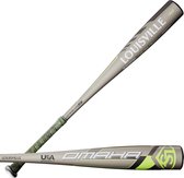 Louisville - Honkbal - Honkbalknuppel - MLB - Omaha - USA Label - Aluminium - Kinderen - Grijs - 32 inch/22 ounce (-10)