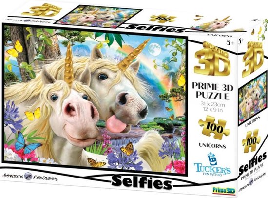 3d Image - Eenhoorn selfie -(100st.) | bol.com
