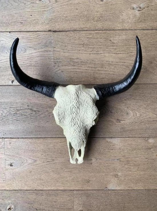 Vrijlating Peru detectie Skull buffelschedel - SKULL - Skull voor aan de muur - Buffelschedel -  Wanddecoratie -... | bol.com