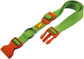 Ferplast Hondenhalsband Club 44 X 1,5 Cm Nylon Groen/oranje