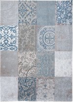 Louis de Poortere - Vintage Vloerkleed 200x280 - Blauw