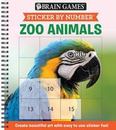 Brain Games - Sticker by Number- Sticker by Number: Zoo Animals