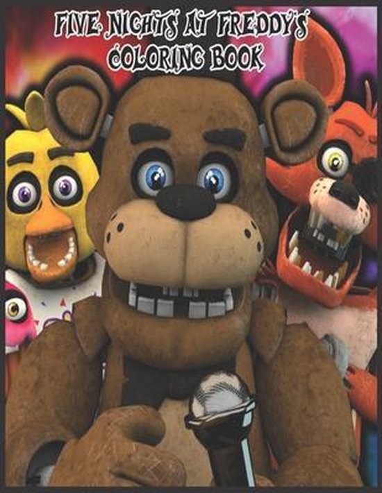 Five Nights at Freddy's Coloring Book, Rossa Rossa | 9798556403543 ...